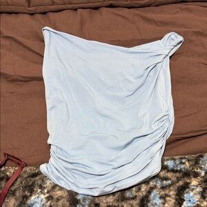 Abercrombie & Fitch Sky Blue Gathered Skirt